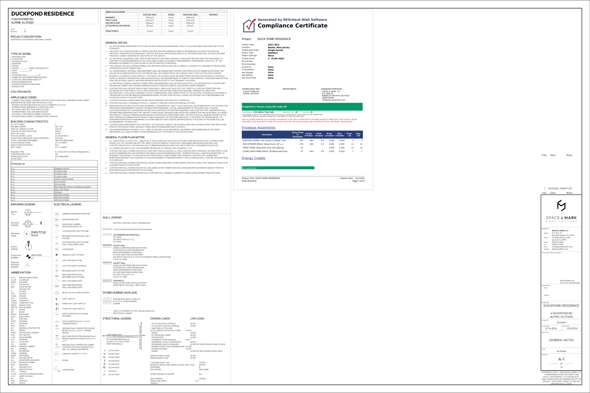 General Notes & Specifications