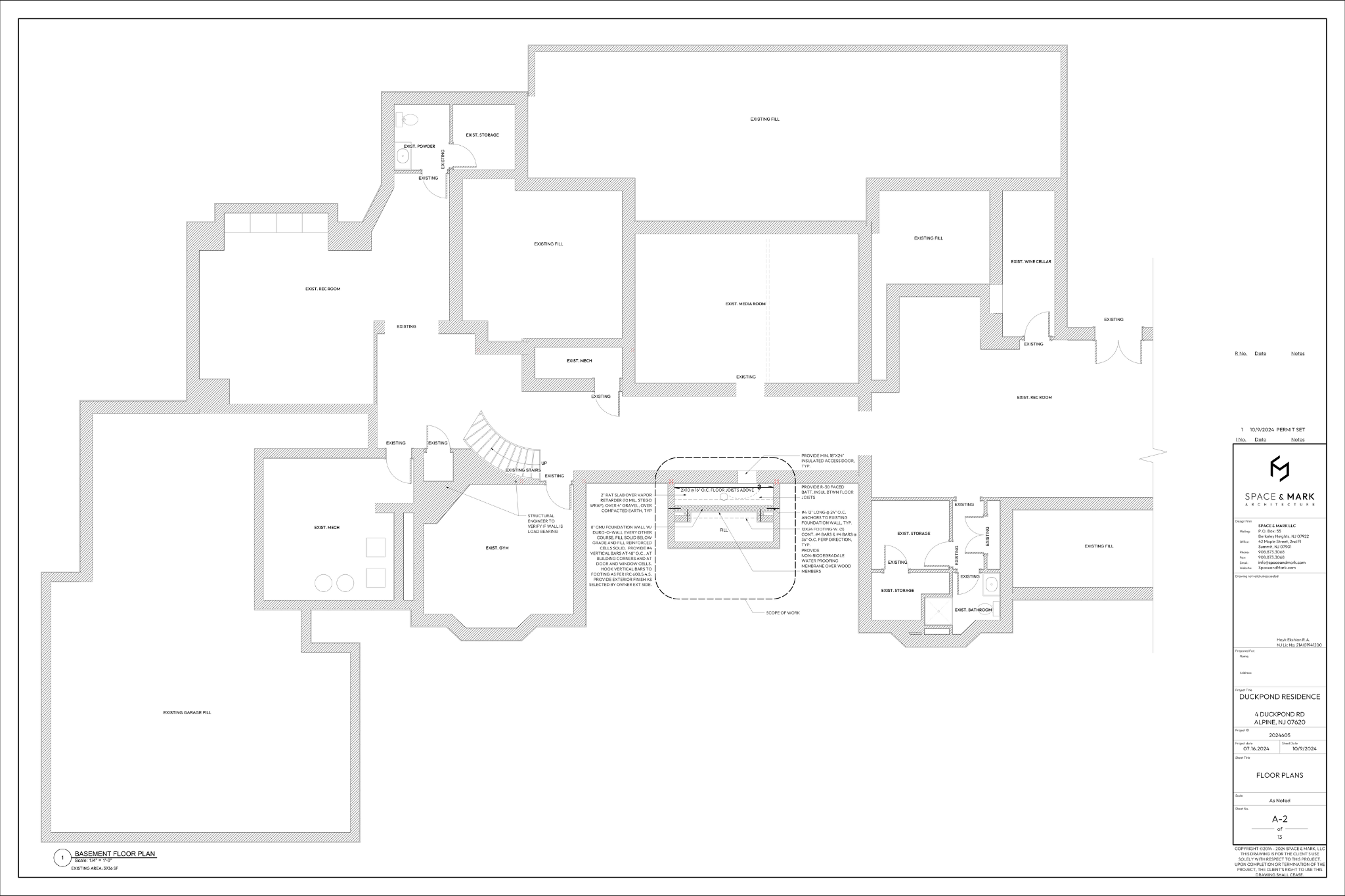 Basement Floor Plan
