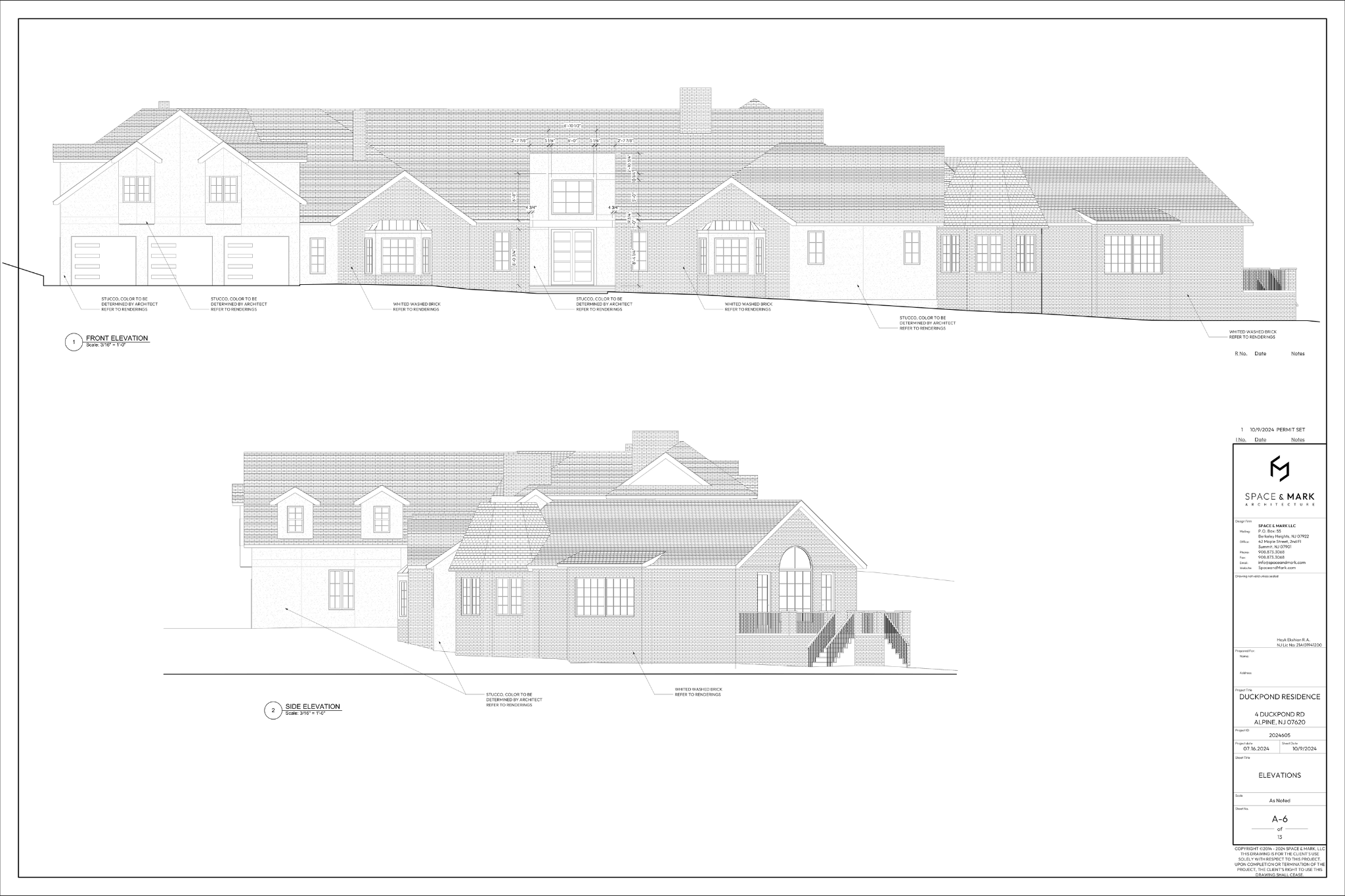 Front & Side Elevations